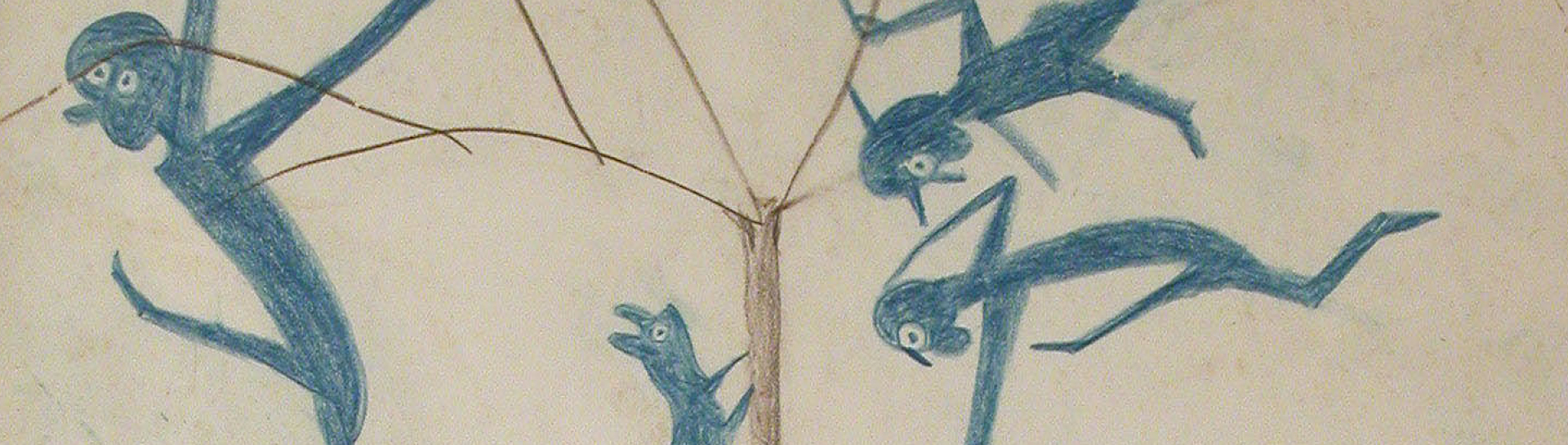 Detail of work by Bill Traylor