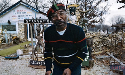 Dr. Charles Smith stands outside of The African-American Heritage Museum and Black Veterans Archive in Aurora, Illinois